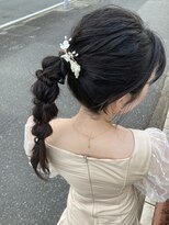 プランツヘアー 高宮店(Plants hair)&nbsp;編みおろしポニー^ ^