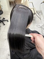 ボクノ 2号店(bokuno)&nbsp;ブリーチ縮毛矯正/ブルーブラック