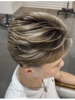 ソレアメンズ(solea men's)の写真/【天神大名】初めてのメンズカラーもお任せ◎★バレイヤージュ、ハイライト、エンドカラー★