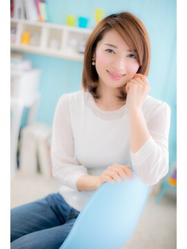 ミック 日暮里店(miq) 媚びない大人のフェミニンな【ハンサムセミディ】