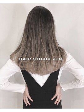 ヘアースタジオゼン アドバンス(hair studio Zen advance) 外国人風バレイヤージュ