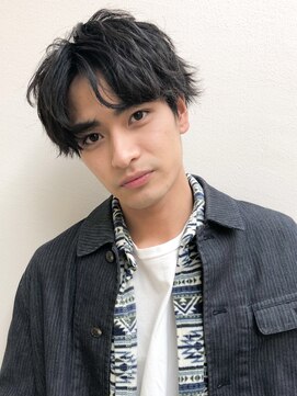 エイチ(H eitf) H[eitf] RUKA メンズ サイドグラデーション スパイラルパーマ