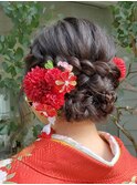 《HAIRZ》濱本☆編み込みシニヨン