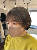 シースルーバングが可愛い！ハンサムショート！
