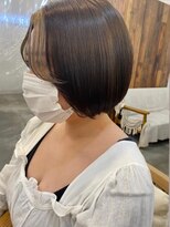 ベイルーム(BAYROOM by HONEY omotesando) 大人可愛い20代30代40代小顔フェイスカラー×ミニボブ(yu-ka)