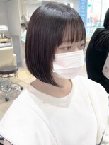 ユーフォリア 新宿店(Euphoria)&nbsp;内巻きボブ　顔周りカット