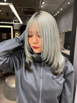 ロンドソレイユ 池袋(Lond soleil) ボブ/前髪カット/レイヤーカット×ケアブリーチ/デザインカラー