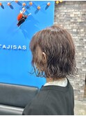 ボブ×パーマ