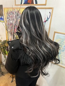 ヘアセットアンドエクステンションショールーム(SHOW ROOM) シールエクステでハイライト