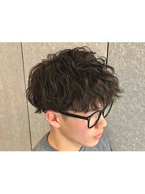 《*ご新規様多数ご来店◎*》クオリティの高い波巻きスパイラルパーマが学生に人気◎[高崎/メンズサロン]