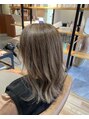 パプスドコワフュール 甲子園口店(Pap's de coiffeur)&nbsp;脱白髪染めハイライトグレージュ