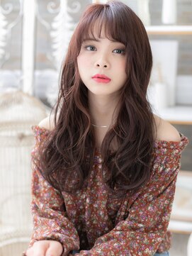 モッズヘア 越谷(mod's hair) ピンクラベンダー外国人風小顔ウェーブパーマh3越谷20代30代40代