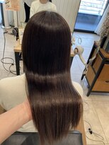 エクファ ヘアエステアンドスパ(ex-fa hair esthe&spa)&nbsp;デザインカラー/レイヤーカット/ウェットヘア/オリーブベージュ