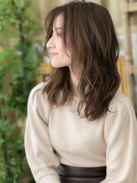 カバーヘア イヴ 戸頭店(COVER HAIR EVE) アシンメトリー外国人風小顔なみなみウェーブh3戸頭20代30代40代