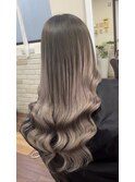 ダブルカラーエクステでグラデーションスタイル