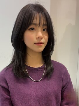 ミレバイジェニー (mirae by geny) ハッシュカット ウルフレイヤー 韓国ヘアs