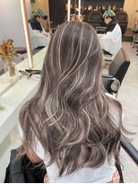 ブレンド 渋谷(BLend)&nbsp;前髪アンブレラカラーこなれミディイメチェンウェーブパーマ