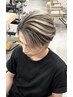 【メンズ/ブリーチ】カット+バレイヤージュ+ナノバブル￥15000