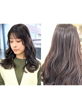 【髪質や仕上がりに合わせて】髪の負担を最小限に抑えた柔らかなパーマへ［仙台/オージュア/学割U24］