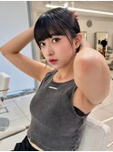 レイヤー/ネビージュ/韓国ヘア/イメチェン/縮毛矯正/調布