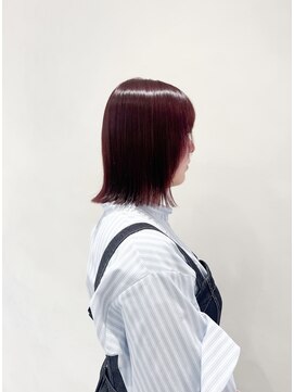 ザックラフィネ(ZACC raffine) 縮毛矯正×（ブリーチなし）Wカラー