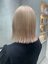 ヘアサロン ドット トウキョウ カラー 町田店(hair salon dot. tokyo color) ホワイトブロンド/外ハネボブ/ブルーブラック/ワイドバング/町田