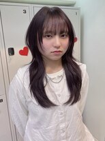 シェノン バイ アランスミシー 表参道(CHAINON by Alan smithee) バイオレットブラウン×ハッシュカット