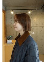 カフネ ジュントス ヨロ(Cafune' juntos YOLO)&nbsp;ボブ（ミニボブ）（外はね）× シアベージュ