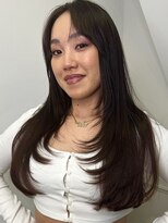 シェノン 心斎橋(CHAINON)&nbsp;レイヤー/ワンホンレイヤー/顔周りレイヤー/アッシュカラー