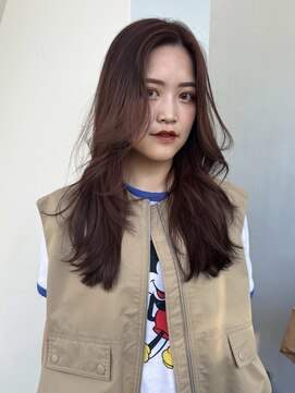 ドロップ(drop) たぷっとロングレイヤー　オレンジブラウン（表参道　青山）