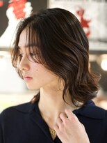 アンサー 渋谷(ANSWER)&nbsp;メンズミディアム　メンズボブ　シースルーボブ