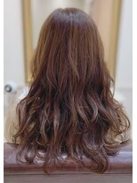 ヘアーズ ロッソ(hair's ROSSO)&nbsp;大人のピンクブラウンカラー[30代40代50代]