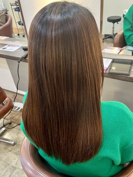 エイクス 津田沼(AQs) 着物ヘア/大人ガーリー/ダークアッシュ/似合わせカット/津田沼