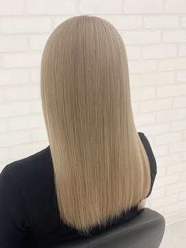 プロデュース 淵野辺店(Produce) ハイライトカラーミルクティーベージュケアブリーチダブルカラー