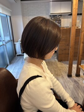 ラニ ヘアーアイラッシュ(lani hair eyelash) ボブ×ベージュブラウンカラー