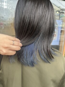 マーブル ヘアー(marble hair) さりげなブルーインナー