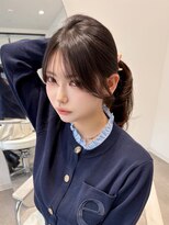 ラクシア(LucxiA)&nbsp;韓国ヘア/レイヤーカット/顔まわりカット/Instagram @ken__gucci