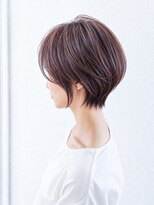 ムーンジェジェ(moon jeje)&nbsp;大人可愛いレイヤー丸みショートボブ30代40代50代60代神戸by柴立