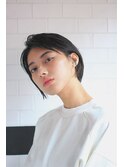 耳掛けショートボブ☆