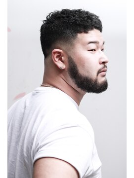 メリケンバーバーショップ コウベ(MERICAN BARBERSHOP KOBE) ワイルドアップバングツーブロックテクノ#m3202