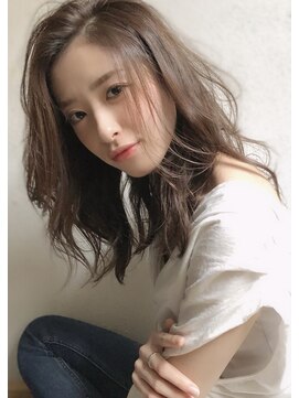 チョビー 銀座(chobii) [桜井]デジタルパーマイルミナカラーグレージュカラー