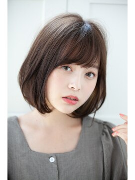 ビアンコカーロ 用賀店(Bianco caro) ナチュラルボブ/アースカラー/20代30代40代50代