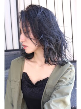 アンビエンテ(ambiente) ブルーブラック ミディアム 大人スタイル【坂根】