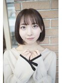 【salon de MiLK 原宿】耳かけショートボブ