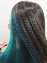 アフレッシュヘアー(afresh hair)&nbsp;インナーブルー＆グリーン