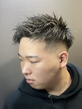 ヒロギンザ 新橋銀座口店(HIRO GINZA) 細メッシュツーブロックショート