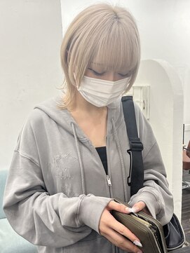 アンリ(Anli) 【Anli】ウルフカット×ホワイト