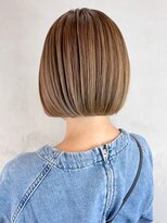 アイティーバイアルバム 下北沢店(IT by ALBUM)&nbsp;ブラウンボブ_外ハネボブセクションカラー_ba360321