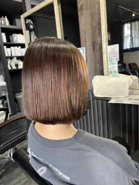 アローズ 荒尾店(arose) 髪質改善縮毛矯正 30代40代 艶髪 ハイライト