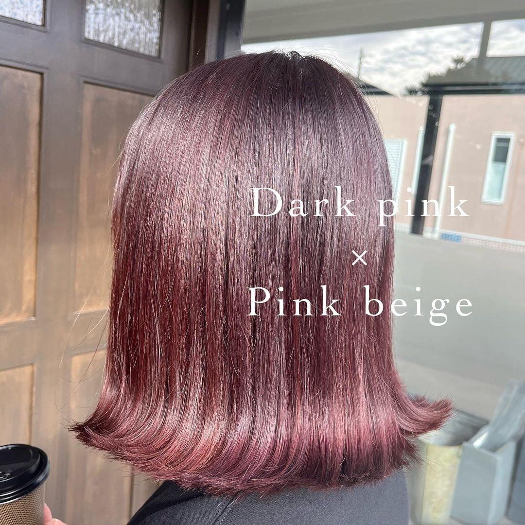 ダークピンク×ピンクベージュ：L189945336｜トッカ(tocca)のヘア